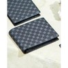 Daks (신세계강남점)DBWA2F123BK LOUIS PVC 블랙 가죽 DD 패턴 반지갑 (DBW
