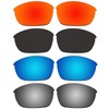 ACOMPATIBLE 4 Pair Replacement Polarized Lenses for Oakley Half Jacket