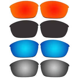ACOMPATIBLE 4 Pair Replacement Polarized Lenses for Oakley Half Jacket 2.0 Sunglasses Pack P14