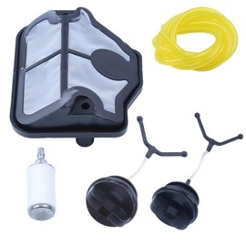 HAISHINE Air Filter Gas Fuel Oil Cap Replace Kit for Husqvarna 136 141 137 142 36 41 Chainsaw Replacement Parts