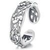 SUNYOBAO Women's Ring, Thick, Silver, One Size Fits Most, Cute,