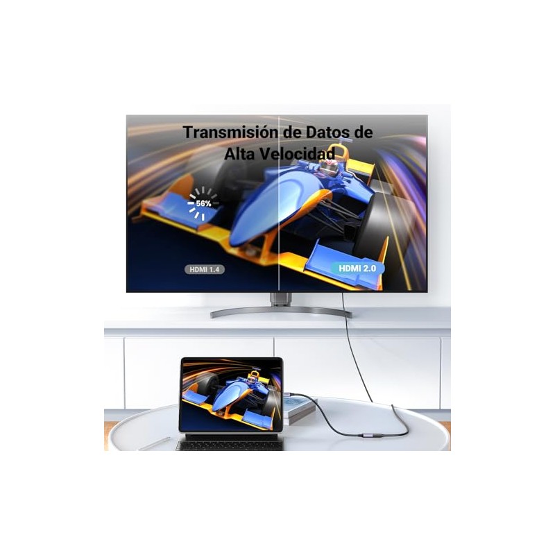 UGREEN Adaptador Micro HDMI a HDMI Macho a Hembra