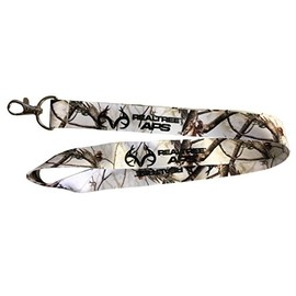 R and R Imports Camo APS Snow Pattern Hunting Keychain Lanyard