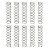 sourcing map 10Pcs Compression Spring, 10mm OD, 0.6mm Wire Size,