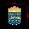 Badlands National Park Sticker Decal Notebook Car Laptop 4"x5.5" (Color)
