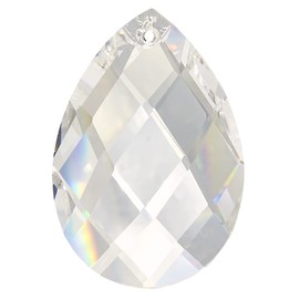 Feng Shui Crystal Suncatcher Drops, 76 mm, Facets, High Lead Crystal, Rainbow Crystal for Hanging