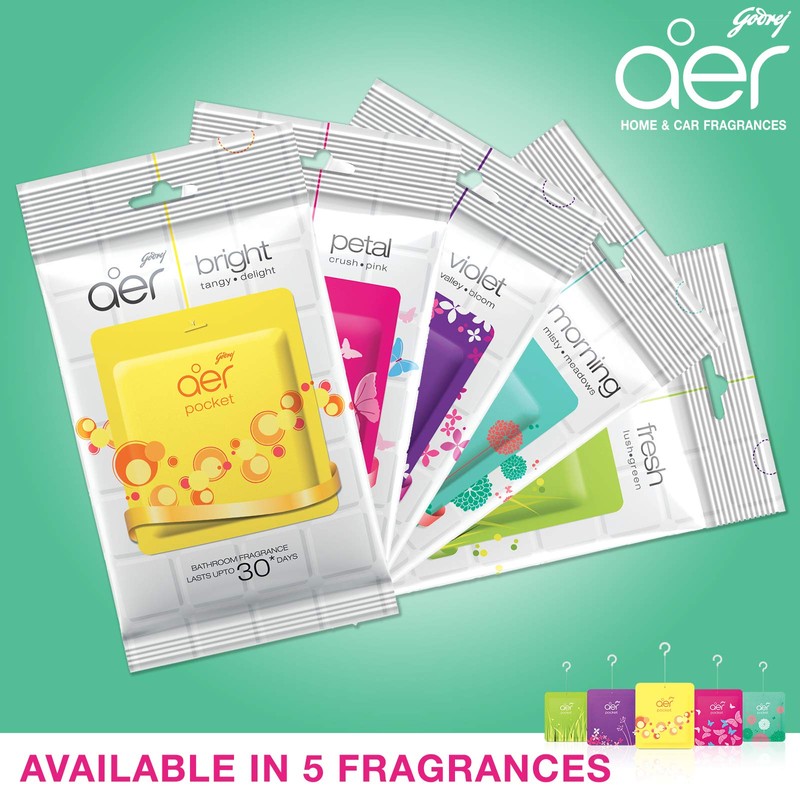 Godrej aer Pocket - Bathroom Fragrances - 3 x 10