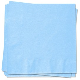 MORAINJAY Lake Blue Tableware Set with Plates, Tablecloth, Napkins, Cups (Napkin)