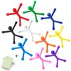 Refrigerator Magnets, 10 Pcs Novelty Mini Man Flexible Fridge Magnets,