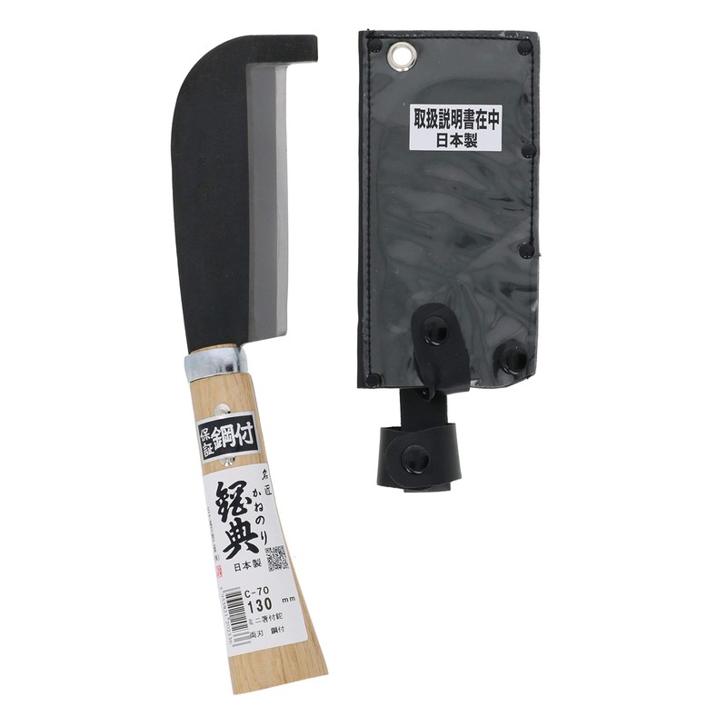 Steel 典 Steel with mini chopsticks with Machete 130 mm C – 70 