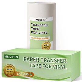 MEIDIHEN Transfer Tape for Vinyl-12 x100' Roll,Premium-Grade Transfer Paper for Easy Vinyl Pick-Up and Release,Transfer Tape for Crafts, Decals, Sign Making, Home Decor