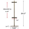 Ironlux Adjustable Easel Stand for Sign, Metal Heavy Duty Picture