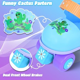 Patines de ruedas para niños y niñas de 2 a 6 años, patines ajustables para niños y niñas
