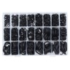 Yuhtech O-Rings Nitrile Rubber, 740 Pcs 24 Sizes Rubber O-Ring