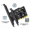 NFHK USB 3.2 Gen2 Type-C 20Gbps USB-C to PCI-E 4X