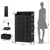 REAHOME Dresser for Bedroom with Charging Station and LED Lights,