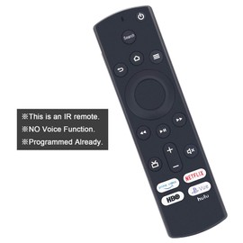 IR PERFASCIN Replacement Remote Fit for Insignia Toshiba TV NO Voice 50C350KU 43C350KU 65C350KU 75C350KU NS-43DF710NA21 NS-43DF710NA21 NS-50DF710NA21 NS-55DF710NA21 NS-RCFNA-21 CT-RC1US-21