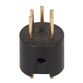 Vinyl Turntable 5 Pin DIN Gold Plated Male Plug Tonearm DIN Plug Connector for LP Vinyl Record Player Tonearm