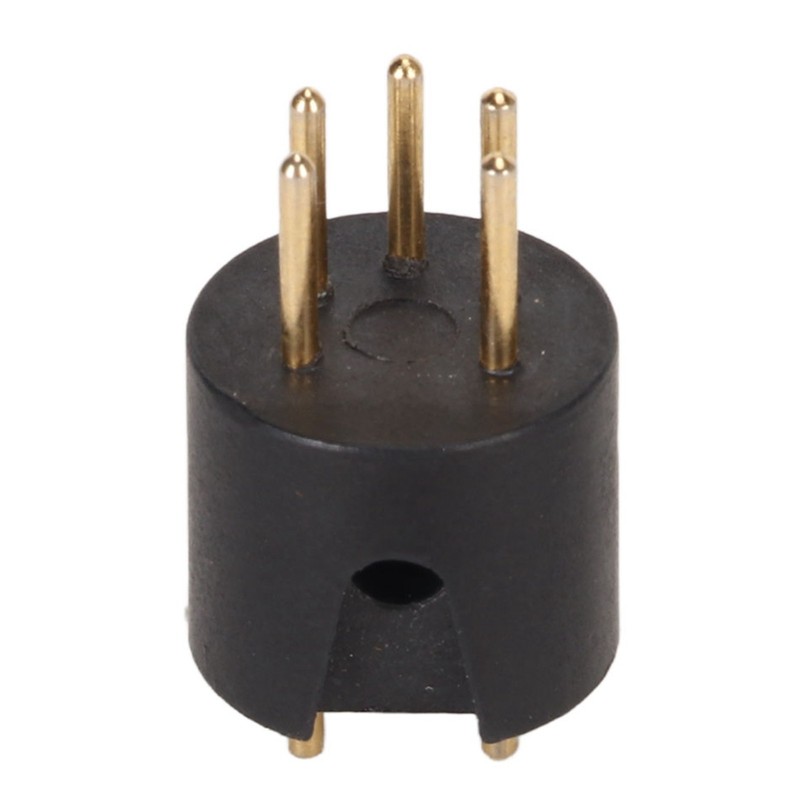 Vinyl Turntable 5 Pin DIN Gold Plated Male Plug Tonearm
