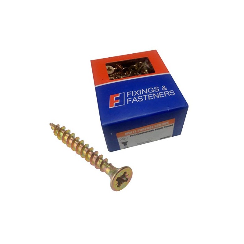 ForgeFix Multi-Purpose Single Thread Screws | 6.0 x 50mm |