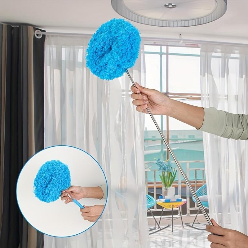 Ceiling Fan & Household Dust Buster: Removable Microfiber Duster with
