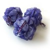 1541 London Exfoliating Bath & Shower Body Puff/Scrunchie/Buffer (Aubergine) 3