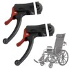 LITEMATIRA Wheelchair Replacement Hand Brake with Self-Locking Brake System, 2