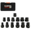ABN Impact Bolt Remover Nut Extractor Socket Set - 14pc