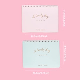 Sticker Book A5, Blank Decorative Sticker Collection Photo Album, Reusable Washi Scrapbook