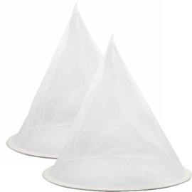 WANGCL 2PCS Honey Strainer Honey Strainer Bag Bee Keeping Supplies for Use With Honey Extractor To Filter Impurities In Honey -35cm in Diameter