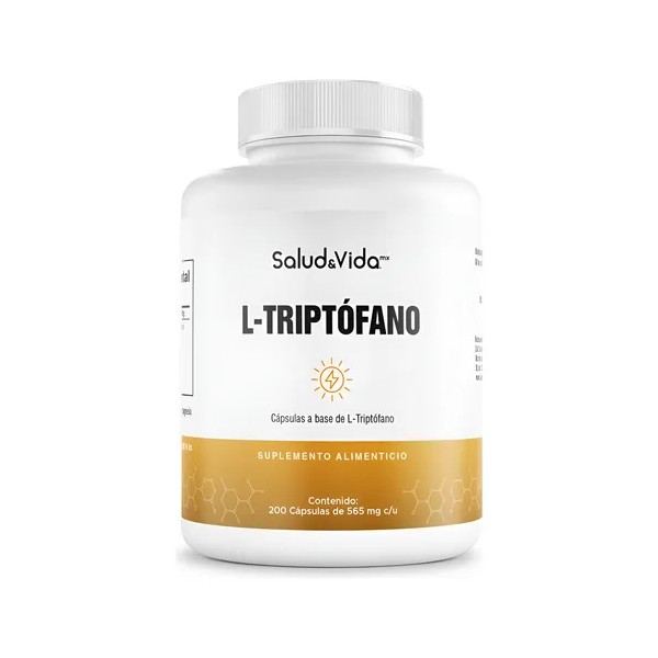 L-triptófano 565mg 200 Cápsulas Salud & Vida Mx