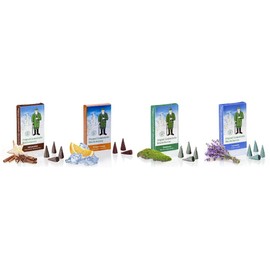 Original Crottendorfer Incense Cones, 4 Varieties in One Set, Various Fragrances