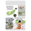 Yixunnice 3 Pack Cat Kicker Toys,Small fish adorable shape,Soft Plush