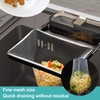 CVDYWDJIE 1 Piece Sink Strainer Holder and 100 Pieces Strainer,
