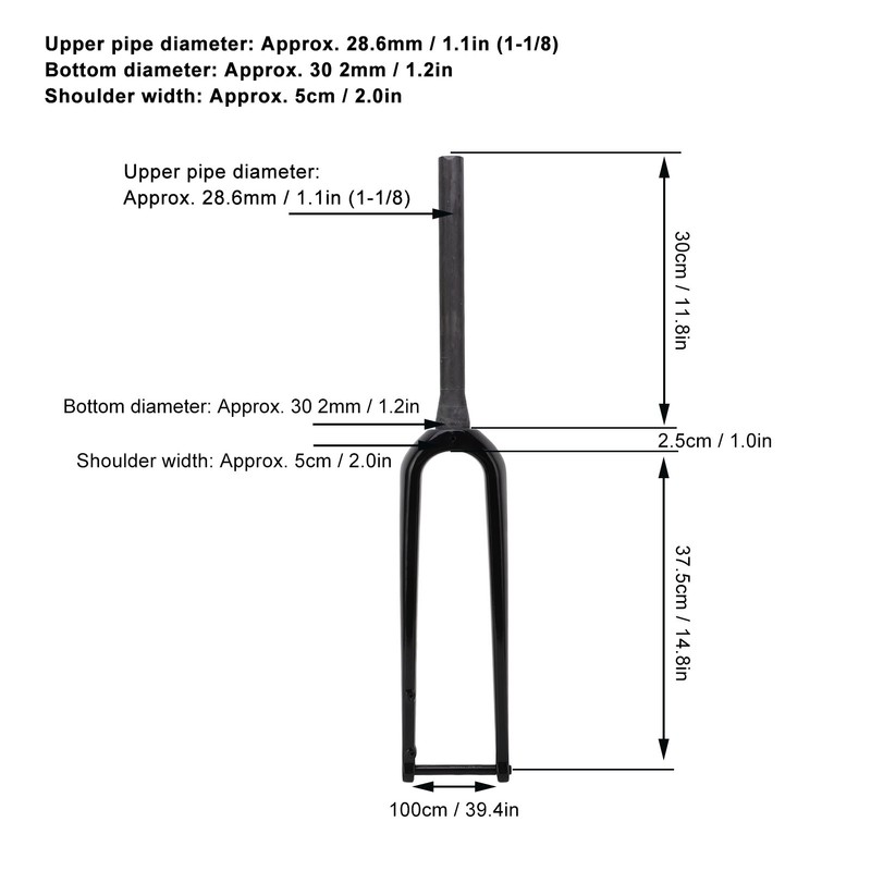 Carbon Fiber Road Bike Front Fork Bicycle Front Fork for