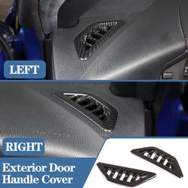 YUECHI for Toyota 86/Subaru BRZ/Scion FR-S 2012-2020 car Interior Center Console ABS Carbon Fiber Pattern Decoration Accessories (Dashboard air Outlet (Carbon Fiber Pattern))