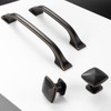 BEROSSA Oil Rubbed Bronze Kitchen Cabinet Knobs Bronze Drawer Knobs,