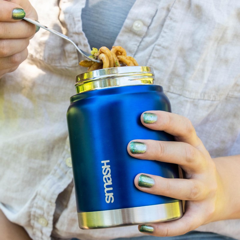 Smash Stainless Steel Insulated Food Jar, 17 oz Sage