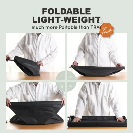 HQ4US 4LEGS Dog Grass Pad with Foldable Dog Litter Box,Large Liner Base for Balcony，