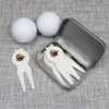 'Rat Wearing A Santa Hat' Golf Divot Tool/Repair Fork Gift