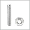 RATCHROLL 16pcs Stainless Steel Exhaust Manifold Bolt Stud Hardware for