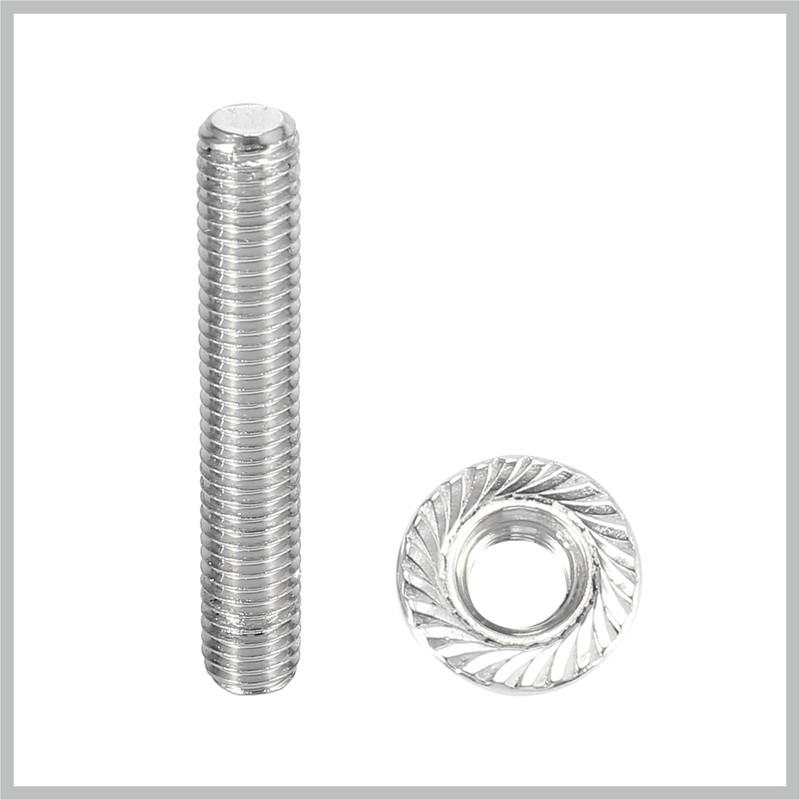 RATCHROLL 16pcs Stainless Steel Exhaust Manifold Bolt Stud Hardware for