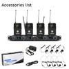 W IN-MIX UHF 4 Channel Wireless Microphone System with Cordless