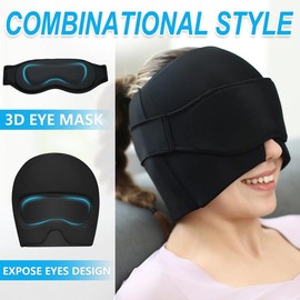Gel Ice and Heat Therapy Head Cap, 360° Coverage, Suitable for Migraines, Muscle Strain, and Muscle Soreness Relief - Colour: Pink