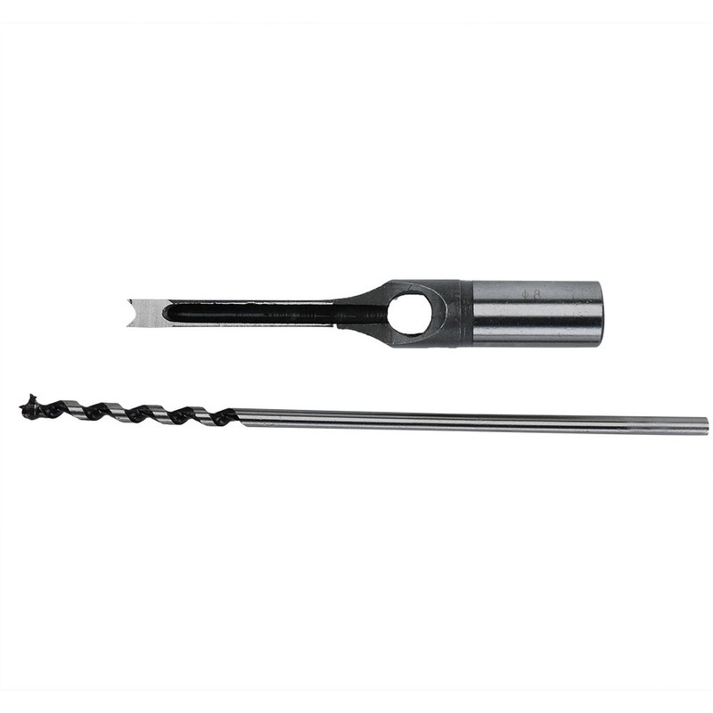 SaferCCTV 6Pcs Wood Square Hole Drill Bits Mortising Chisel Set,