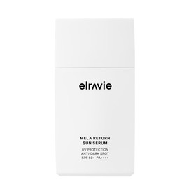 Partner_Reference Elravie Mela Return Spot Pore Care Sun Serum SPF50+ PA++++ 1 piece 50ml / 엘라비에 멜라리턴 기미 모공 케어 선세럼 SPF50+ PA++++ 1개 50ml