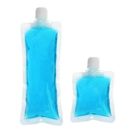 Muka 50 PCS 1 OZ Spout Drink Bags, Juice Pouches, 4.9mil, 15mm Spout