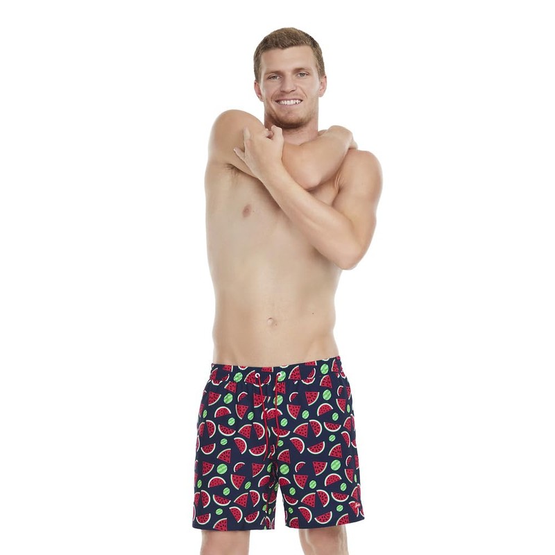Speedo Men's Watermelon Stretch 16" Watershort, Navy, Large