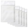 YANYULI Transparent Sticky Notes, Pack of 300, Transparent, 50 Sheets