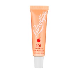Lanolips 101 Ointment Multipurpose Superbalm Peach - Natural Healing Moisturizer with Lanolin - Restore + Repair Cracked Lips, Cuticles, Elbows + Dry Skin - Fragrance-Free Balm (10g / 0.35oz)